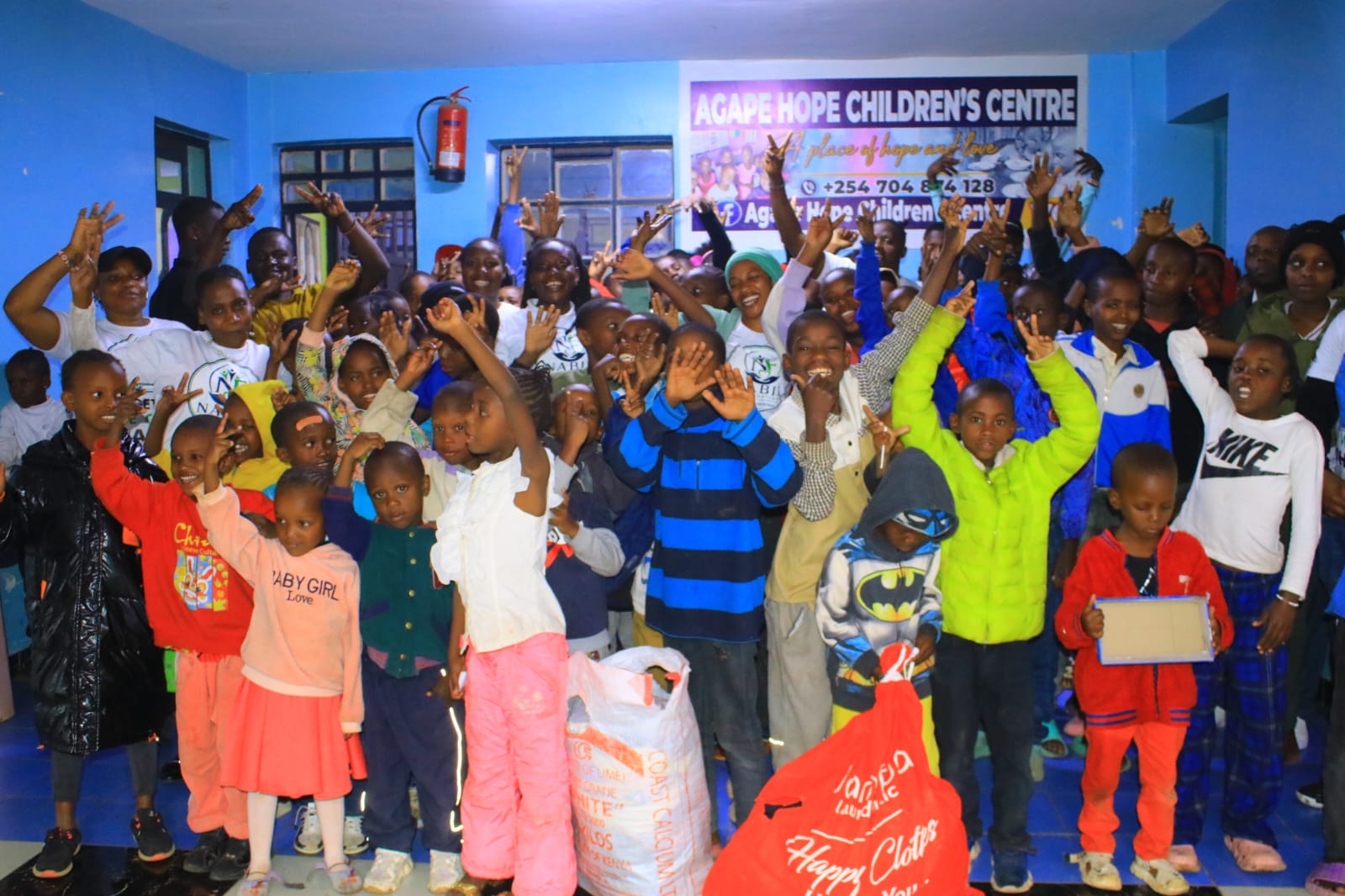 Agape Children's Home clothe donation